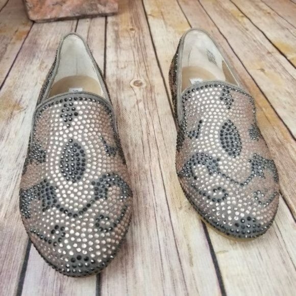 Steve Madden Conncord Blush Multi Studded Flat 8.5 - Picture 2 of 9
